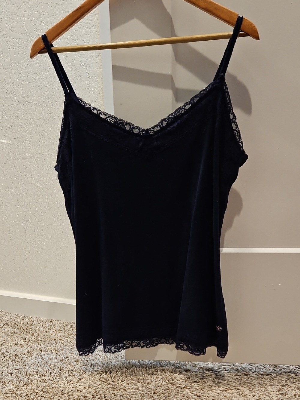 Hollister Navy Lace Trim Camisole